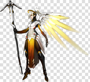 Mercy Presskit4   Mercy Overwatch Concept Art  HD Png Download