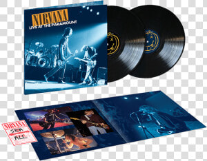 Live At The Paramount Std Edition 2xlp   Nirvana Live At Paramount Lp  HD Png Download