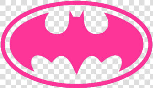  hotpink  pink  batgirl  batman  logo  symbol  superhero   Batman Logo Transparent  HD Png Download