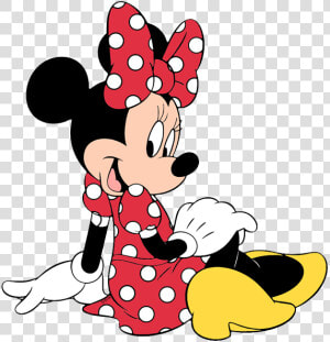 Minnie Mouse Red Png   Red Minnie Mouse Clip Art  Transparent Png