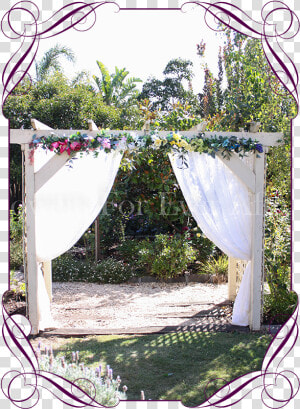 Rainbow Multicolor Wedding Arbor Arch Table Decoration   Backyard  HD Png Download