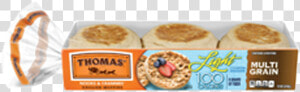 Thomas Light Multi grain English Muffins Package   Thomas Light Multigrain English Muffin  HD Png Download