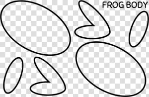 Drawing Frog Body   Cutout Of Frog Body Parts  HD Png Download