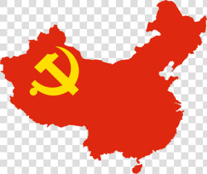 Flag Of China Map   China Map Flag Transparent  HD Png Download