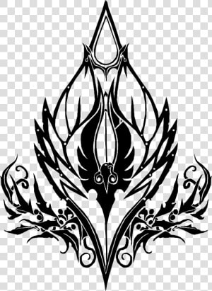 Blood Elf Crest Vector   Wow Blood Elf Logo  HD Png Download