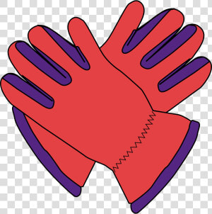 Clip Art Gloves At Clker Com   Gloves Clipart  HD Png Download