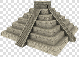 Mayan Pyramid 3d Model  HD Png Download