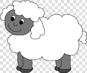 Sheep Black And White Clip Art Sheep Mask Clipart   Black  amp  White Lamb Clip Art  HD Png Download