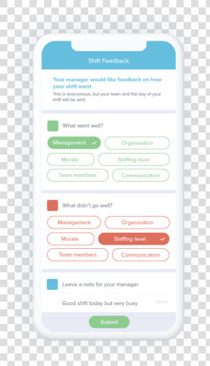 Shift Feedback Tanda App   Mobile Phone  HD Png Download