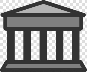 Greek  Parthenon  Temple  Icon  Symbol   5 Pillars Of Psychology  HD Png Download