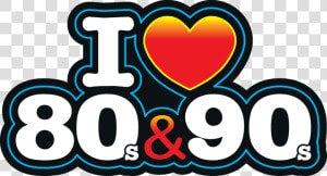 I Love The 80s Logo Png   Love 80 Y 90  Transparent Png