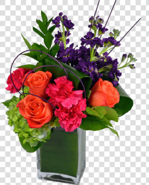 Vibrant Vibe Bouquet   Flower Bouquet  HD Png Download