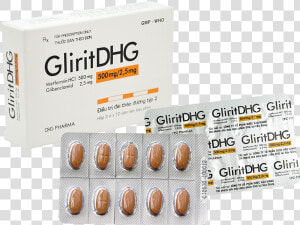 Gliritdhg 500mg 2 5mg  HD Png Download