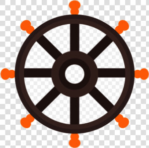 Ship Wheel As Soon Your Course Is Open It Can Be Clipart   Dharmachakra Png  Transparent Png