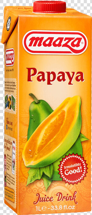 Maaza Papaya Juice Drink  HD Png Download