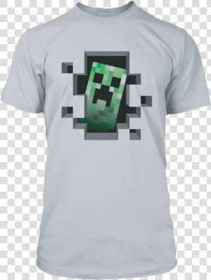 Minecraft Creeper Inside Tee   Imagenes De Minecraft Creeper  HD Png Download