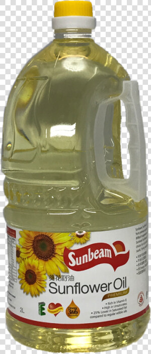 Sunbeam Sunflower Oil 2l Title Sunbeam Sunflower   Plastic Bottle  HD Png Download