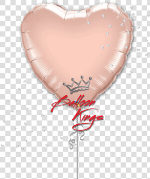 Rose Gold Heart Png Clip   Rose Gold Heart Balloon Png  Transparent Png