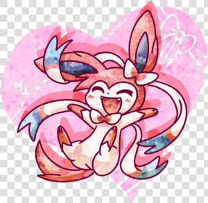 Pokémon Cute Sylveon  HD Png Download