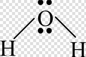 Water Molecule Has V−shaped Structure With Sp3 Hybridization   Bacl2 Nh4oh  HD Png Download