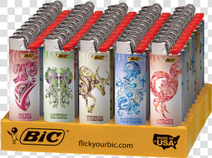 Bic Lighters Astrology   Bic Zodiac Lighters  HD Png Download