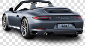 Porsche 911 Carrera Back View Car Png Image   Porsche Carrera Convertible 2017  Transparent Png