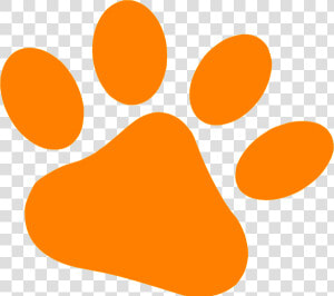 Orange Pet Paw 2 Clip Art At Clkercom Vector Online   Ed Sheeran Logo Png  Transparent Png