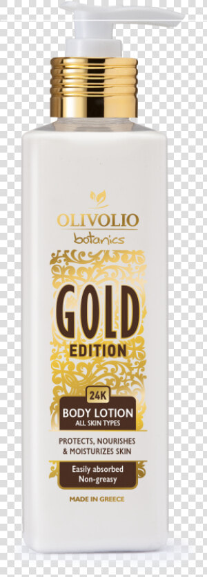 Olivolio Gold 24k Body Lotion 250 Ml   24k Gold Body Lotion  HD Png Download