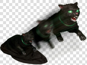 Spirit Halloween Cat   Png Download   Jumping Cat Prop  Transparent Png