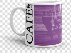 Leonardo Da Vinci Purple Coffe Mug Part Of Art Cafe  HD Png Download