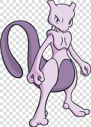 Mewtwo Pokemon Character Vector Art   Mew Mewtwo Ditto  HD Png Download