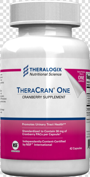 Theracran One Cranberry Capsules  HD Png Download