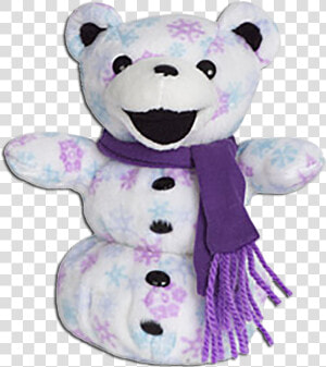 Grateful Dead Chillin Bean Bear Born 7 27 87 Silver   Grateful Dead Bears Plush  HD Png Download