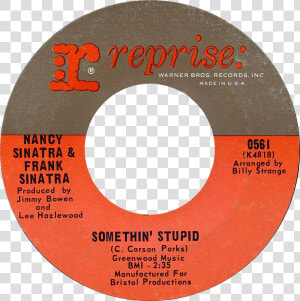 Medium 45 1967 Nancysinatra Somethinstupid   Label  HD Png Download