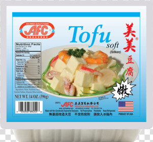 Afc Classic Tofu Soft 14oz   Glucono Delta Lactone Tofu  HD Png Download