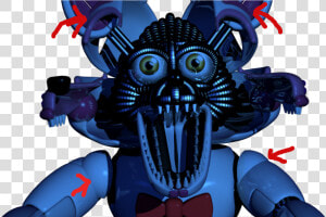 Transparent Fnaf Png   Fnaf Funtime Foxy Jumpscare  Png Download