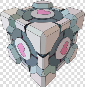 Companion Cube Png   Transparent Png Portal Companion Cube Png  Png Download