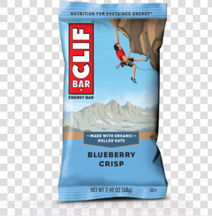 Blueberry Crisp Packaging   Clif Peanut Butter Banana  HD Png Download