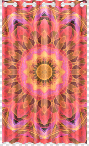 Abstract Peach Violet Mandala Ribbon Candy Lace New   Fractal Art  HD Png Download