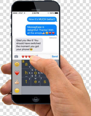 Mobile Phones Png Images   Hand Texting On Phone  Transparent Png