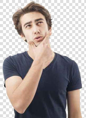 Thinking Man Png Background Image   Man Thinking Transparent Background  Png Download