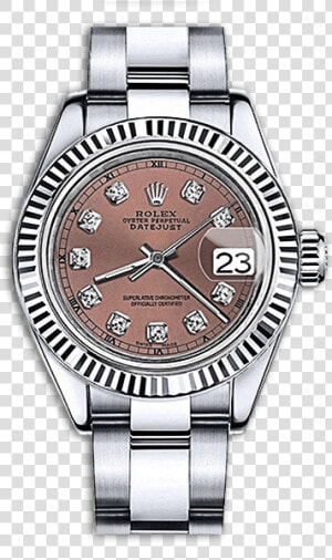 Face Bezel 3   Rolex Datejust With Diamond Numerals  HD Png Download