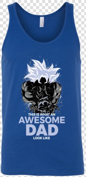 Dragon Ball Super Goku Cool Dad Master Ultra Instinct   T shirt  HD Png Download