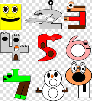 Cartoon Numbers Svg Clip Arts   Fun With Numbers Clipart  HD Png Download