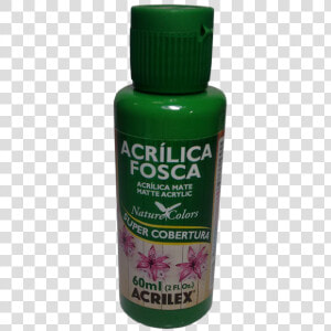 Tinta Acrílica Verde Grama Acrilex   Bottle  HD Png Download