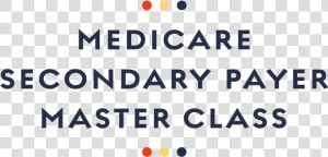 The 5th Annual Medicare Secondary Payer Master Class logo   Circle  HD Png Download