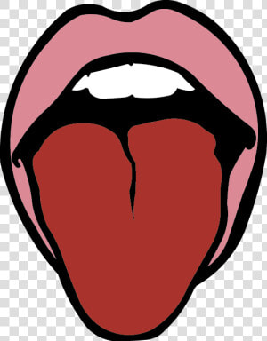 Transparent Tongue Out Clipart   Tongue Clipart Black And White  HD Png Download