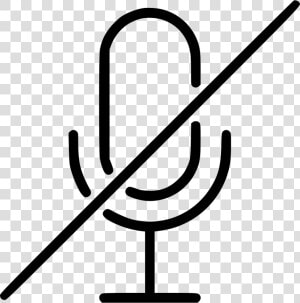 Audio Mic Record Broadcast   Mic Mute Icon Png  Transparent Png