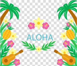 Convite Para Festa Tropical Clipart Cuisine Of Hawaii   Hawaiian Photo Booth Frame  HD Png Download