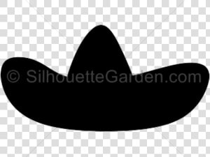 Transparent Sombrero Clipart Png   Silhouette Sombrero Clip Art  Png Download